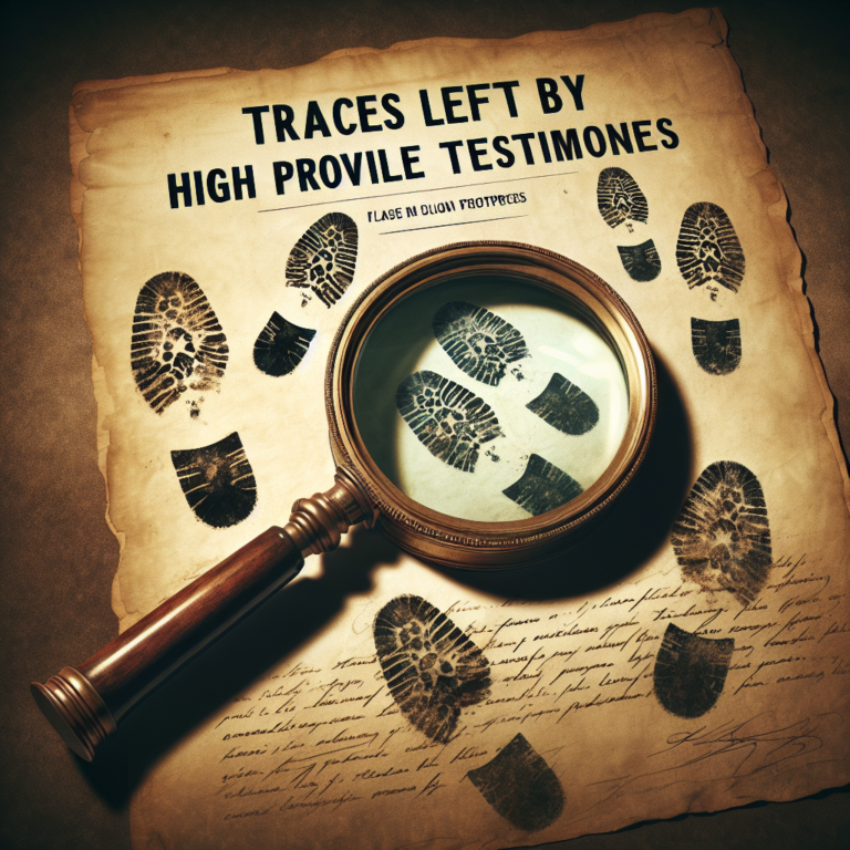 Yüksek Profil Tanıklıklarının Bıraktığı İzler