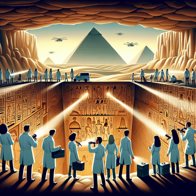 Bilim Adamları, Mısır Piramitlerinin Altında “Geniş Yeraltı Şehri” Keşfetti