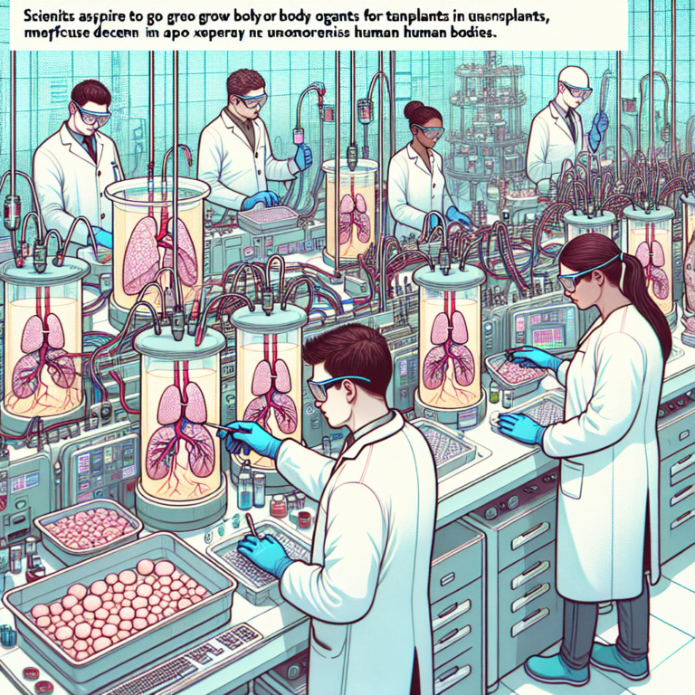 Bilim insanları, bilinçsiz insan vücudu ile organ hasadı amacıyla büyütme çalışmaları yürütmek istiyor.