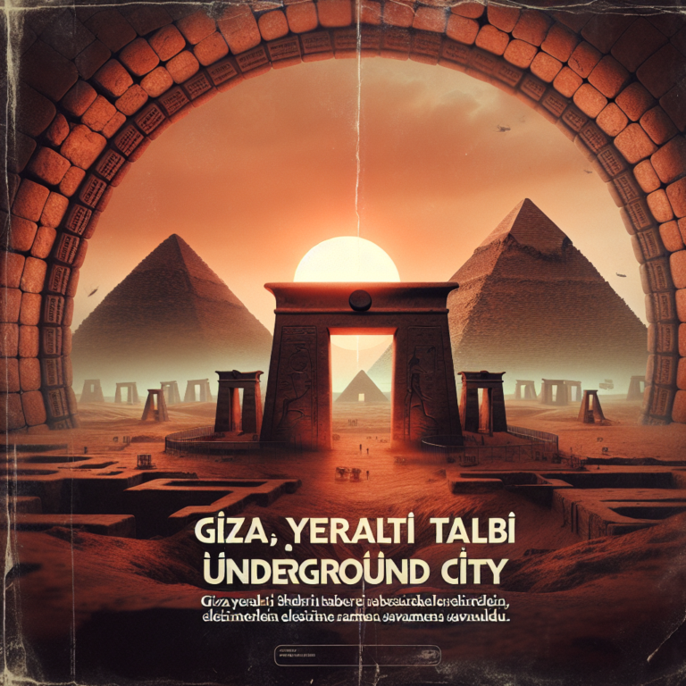 Giza Yeraltı Şehri Talebi “Sahte Haberler” Eleştirilerine Rağmen Savunuldu