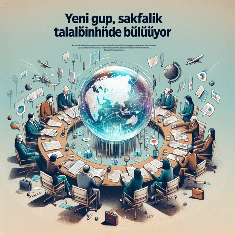 Yeni grup, şeffaflık talebinde bulunuyor.