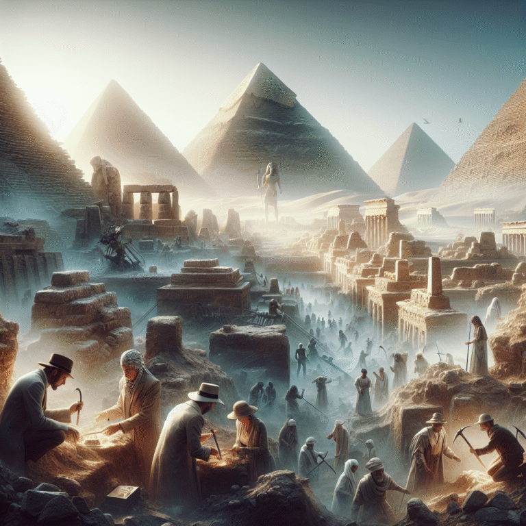 Arkeologlar, Giza piramitlerinin altında gömülü bir ‘ikinci şehir’ keşfetti.