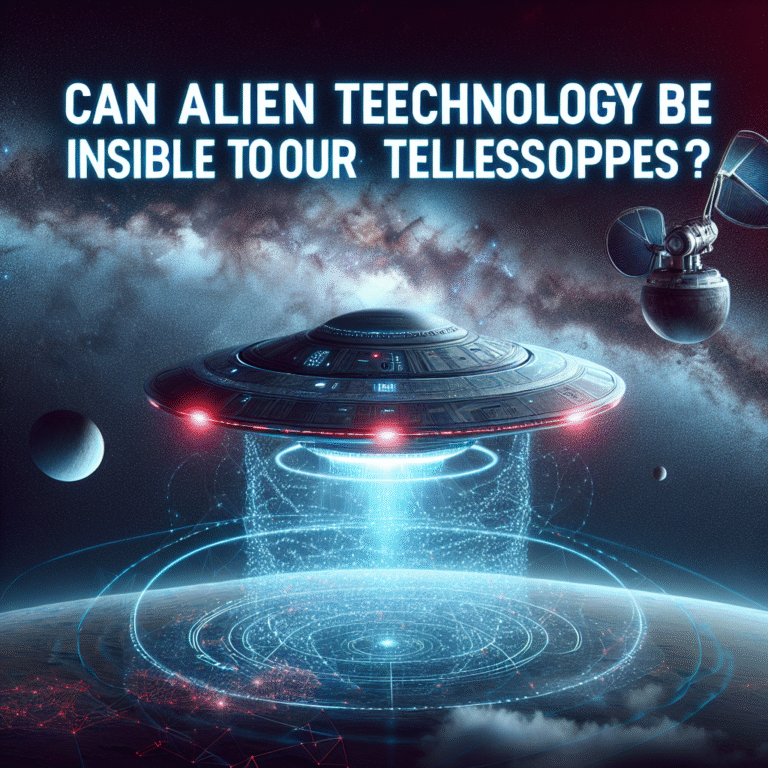 Uzaylı Teknolojileri, Teleskoplarımızda Görünmez Olabilir mi?