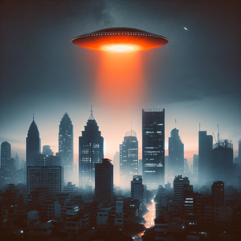 Asya Şehri’nde Kaydedilmiş Sessiz Turuncu UAP